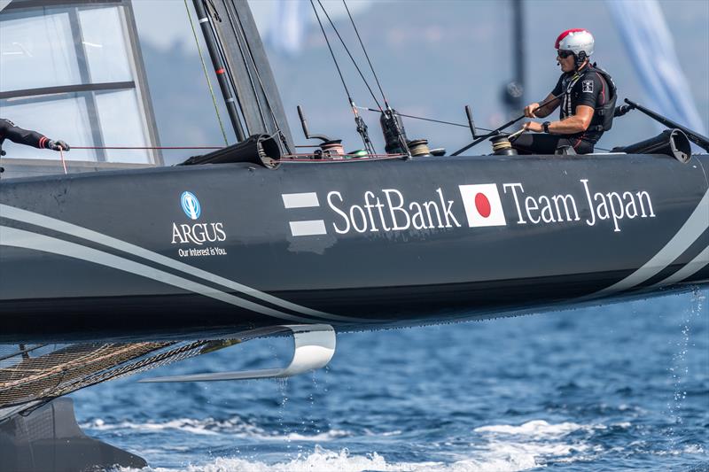 SoftBank Team Japan finish 2nd at Louis Vuitton America's Cup World Series Toulon photo copyright Ricardo Pinto / ACEA 2016 taken at  and featuring the AC45 class