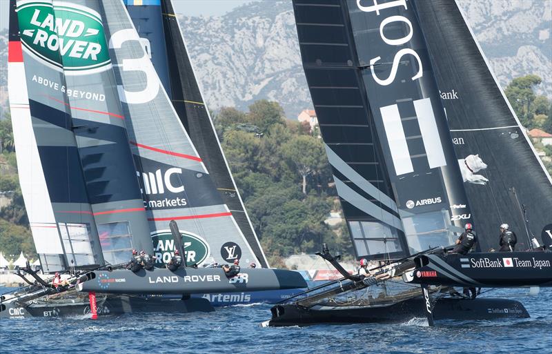 Podium finish for Land Rover BAR at Louis Vuitton America's Cup World Series Toulon - photo © Lloyd Images