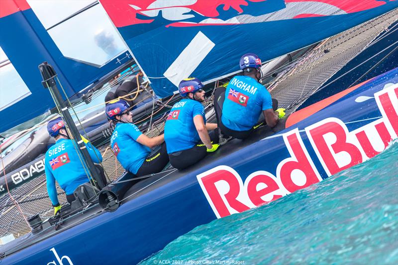 TeamBDA on 2017 Red Bull Youth America's Cup day 2 photo copyright Xaume Olleros for Red Bull Content Pool taken at  and featuring the AC45 class