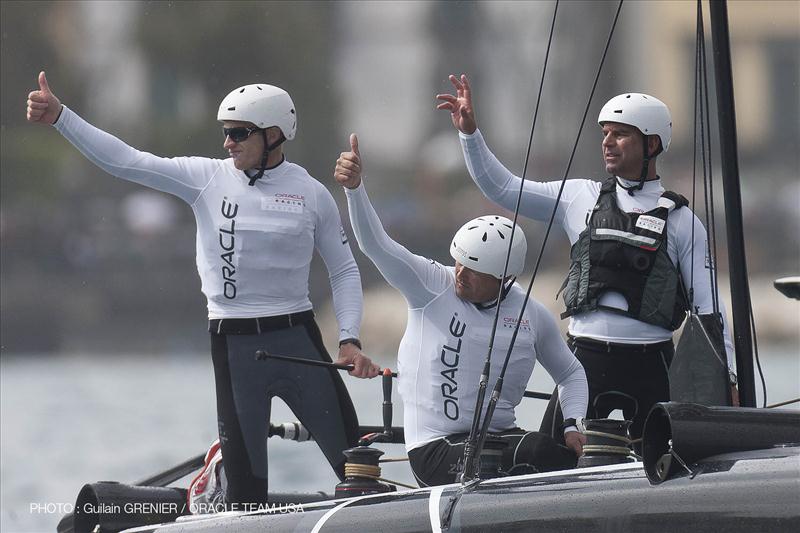 America's Cup World Series Naples day 5 photo copyright Guilain Grenier / ORACLE Team USA taken at  and featuring the AC45 class