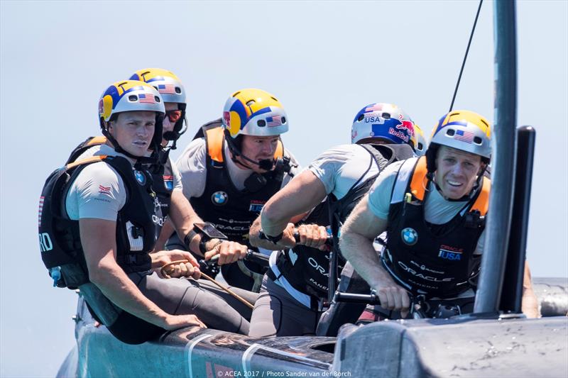 ORACLE TEAM USA on day 2 of the 35th America's Cup Match - photo © ACEA 2017 / Sander van der Borch