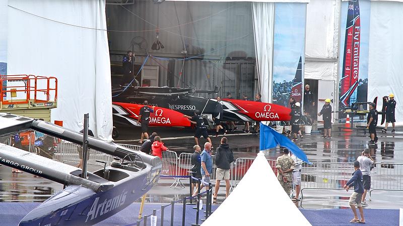 Emirates Team New Zealand back in the shed - Semi-Final, Day 11 - 35th America's Cup - Bermuda June 6, 2017 - photo © Richard Gladwell