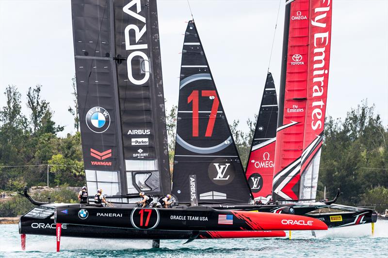 Oracle competing in the America's Cup – in 2012 Grant joined Oracle Racing as their General Manager, overseeing day to day operations at the 2013 and 2017 America's Cups photo copyright Riviera Australia taken at  and featuring the AC50 class