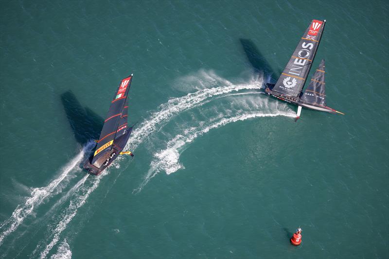 PRADA Cup Day 1: Round Robin 1 - Luna Rossa PRADA Pirelli Team vs. INEOS TEAM UK - photo © COR36 / Studio Borlenghi