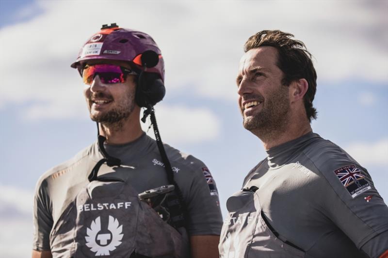 PRADA Cup Day 2: Round Robin 2 - Giles Scott and Ben Ainslie looking happy photo copyright Harry KH taken at  and featuring the AC75 class