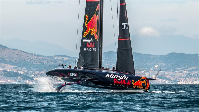 Alinghi Red Bull Racing - AC75  - Day 60 - May 5, 2023 - Barcelona photo copyright Alex Carabi / America's Cup taken at Société Nautique de Genève and featuring the AC75 class