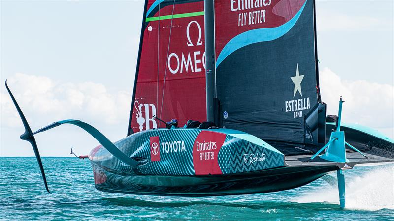 Emirates Team New Zealand - AC75 - Day 51 - Barcelona - October 21, 2023 - photo © Ugo Fonolla / America's Cup