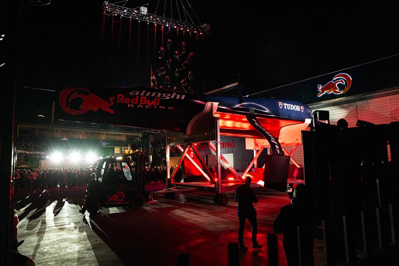 Alinghi Red Bull Racing, Day 0 of AC75 Boat One, New AC75 unveiling ceremony in Barcelona - April 5, 2024 - photo © Ugo Fonolla / America's Cup 