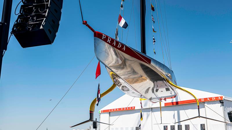 Luna Rossa Prada Pirelli - AC75 - Cagliari, Sardinia - April 13, 2024 photo copyright AC37 Joint Recon Team taken at Circolo della Vela Sicilia and featuring the AC75 class