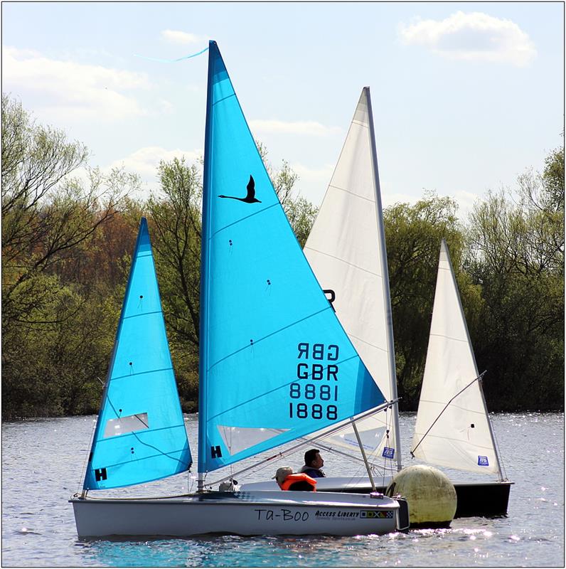 Burghfield Hansa Dinghy Open photo copyright Simon Smith taken at Burghfield Sailing Club and featuring the Hansa class