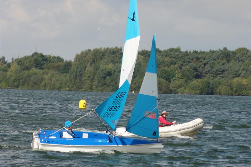 Tom Harper sailing a Liberty in the 10th Hansa TT at The Woolverstone Project, Alton Water photo copyright Ron Sawford taken at Alton Water Sports Centre and featuring the Hansa class