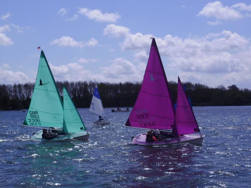 303 and 2.3 sailors in the Hansa Grand Prix at Whitefriars photo copyright Chris Stout taken at Whitefriars Sailing Club and featuring the Hansa class