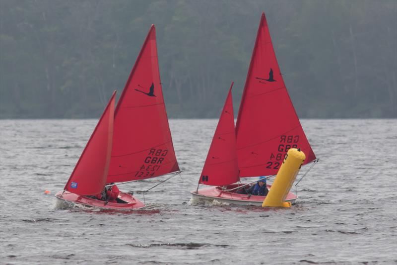 Scottish Hansa TT at Castle Semple photo copyright David Hill taken at Castle Semple Sailing Club and featuring the Hansa class