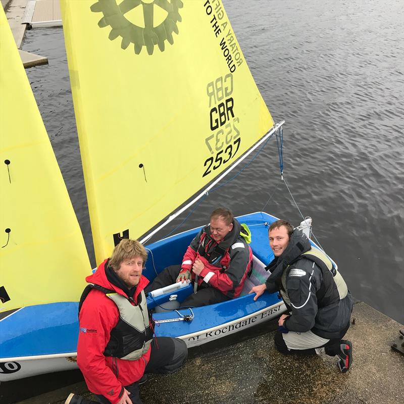 A great winter base for GBR Blind Sailing at Hollingworth Lake photo copyright Blind Sailing taken at Hollingworth Lake Sailing Club and featuring the Hansa class