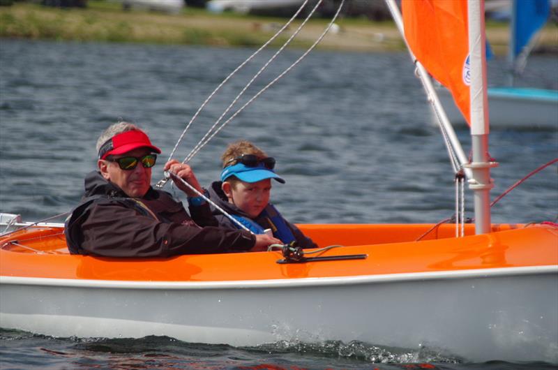 Harry and Nick Holland, winners 2-handed in the New Forest Sailability Hansa TT - photo © Chris Wales