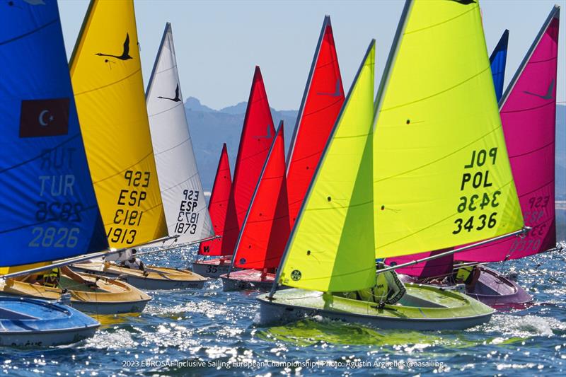 EUROSAF Inclusive Sailing European Championship 2023 photo copyright Agustin Arguelles @aasailing taken at  and featuring the Hansa class