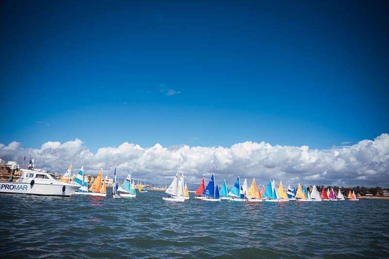 Hansa World Championships at Portimão, Portugal - 303 2-person start photo copyright @portimaochampionships23 taken at  and featuring the Hansa class