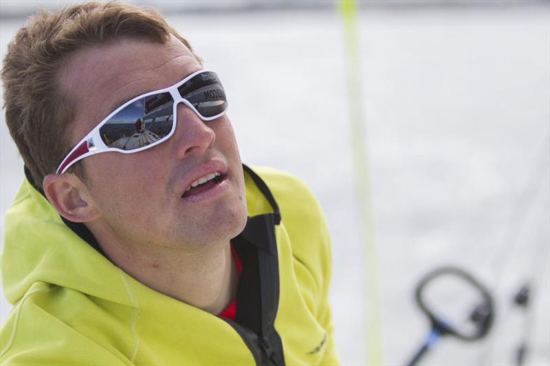 Sam Goodchild wearing Tycane eyewear about his Figaro yacht photo copyright Adidas taken at  and featuring the  class