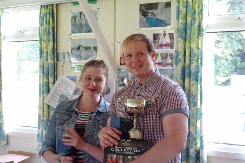 Mathew & Emma Metcalfe-Smith win the Nottingham Albacore Open photo copyright Ken Hemsell & Phil Sheppard taken at Nottingham Sailing Club and featuring the Albacore class