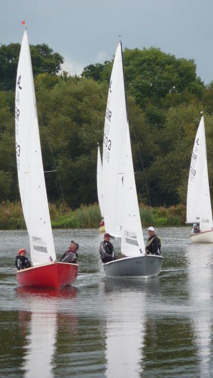 Tranquil conditions for the Albacore Northerns at Winsford Flash photo copyright Jonathan Latham taken at Winsford Flash Sailing Club and featuring the Albacore class
