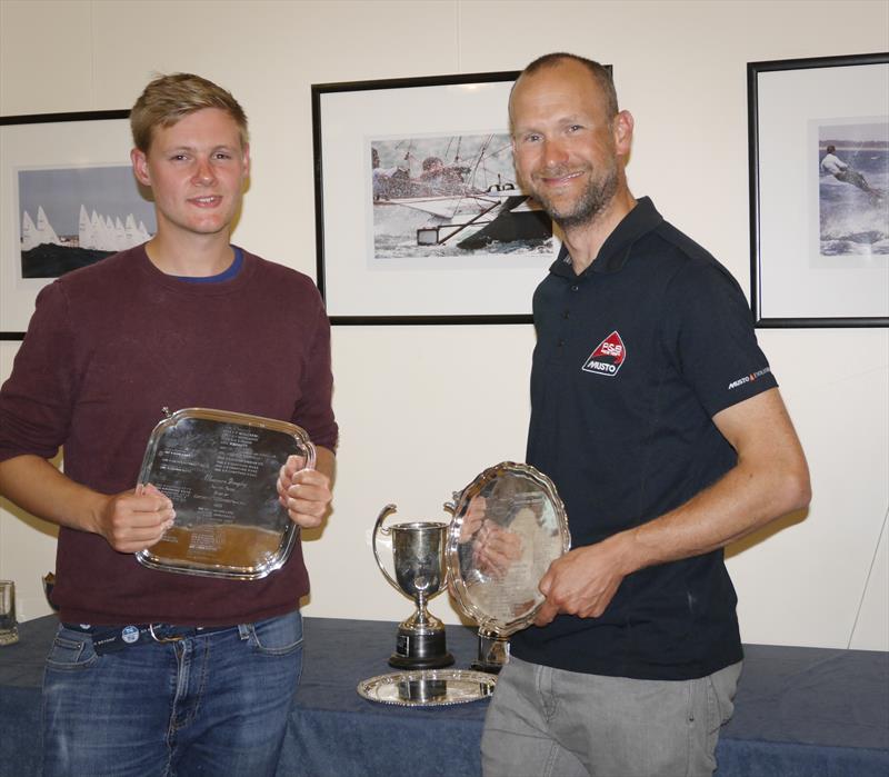 Tom Lonsdale and Steve Graham win the UK Nationals, held during the Peak-Ryzex Albacore Internationals 2017 at the WPNSA photo copyright Pauline Rook taken at Weymouth & Portland Sailing Academy and featuring the Albacore class