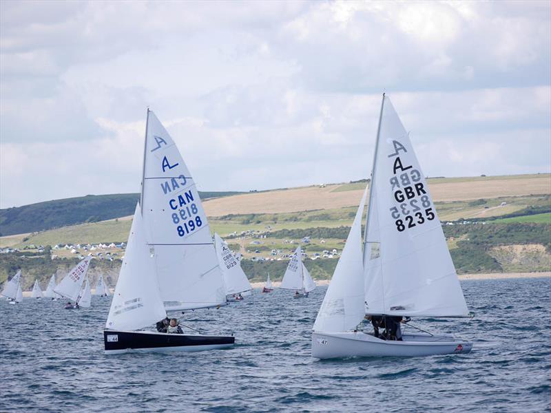 Luffing match step 3 - Day 4 of the Peak-Ryzex Albacore Internationals 2017 at the WPNSA photo copyright Pauline Rook taken at Weymouth & Portland Sailing Academy and featuring the Albacore class