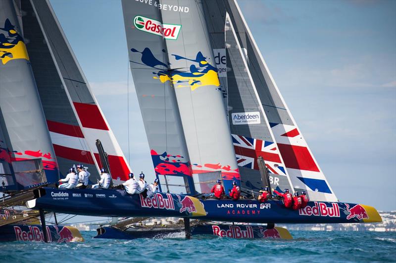 Thirteen days after Land Rover BAR bowed out of the 35th America's Cup, the Land Rover BAR Academy won the Red Bull Youth America's Cup LandRover BAR, 35th America's Cup, Bermuda, June 2017 - photo © Harry KH / Land Rover BAR