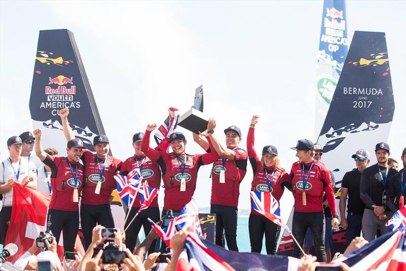 Thirteen days after Land Rover BAR bowed out of the 35th America's Cup, the Land Rover BAR Academy won the Red Bull Youth America's CupLand Rover BAR, 35th America's Cup, Bermuda, June 2017 photo copyright Land Rover BAR taken at Royal Yacht Squadron and featuring the ACC class