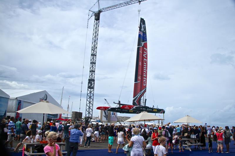 Fan appreciate being able to get close to their teams - a feature that must be incorporated into America's Cup base planning photo copyright Richard Gladwell taken at  and featuring the ACC class