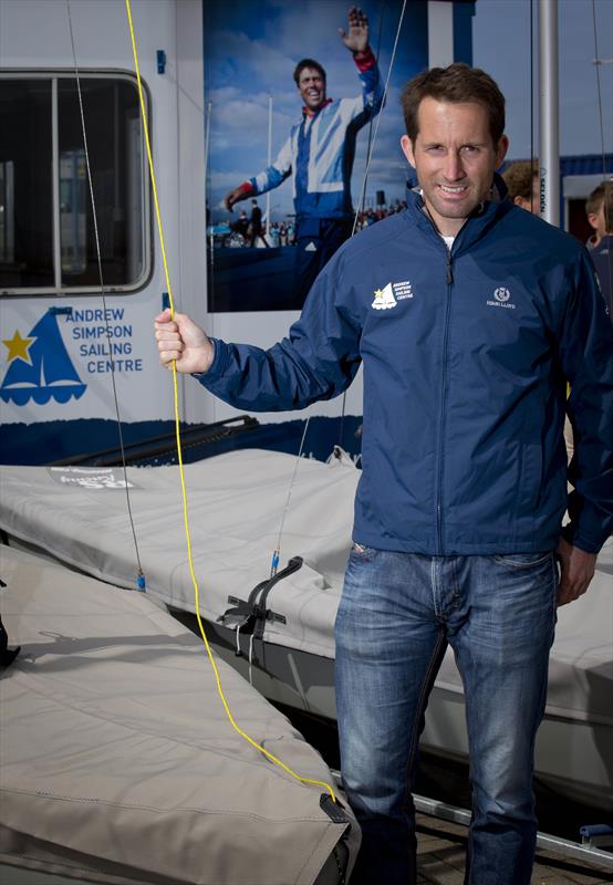 Sir Ben Ainslie on site at the newly opened Andrew Simpson Sailing Centre photo copyright onEdition taken at Weymouth & Portland Sailing Academy and featuring the  class