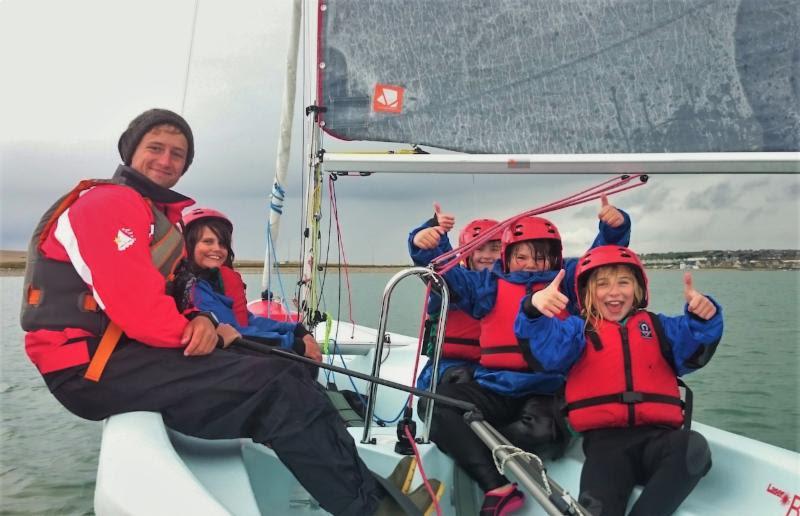 Sailing. It's simply the best! photo copyright Andrew Simpson Foundation taken at Andrew Simpson Sailing Centre and featuring the  class