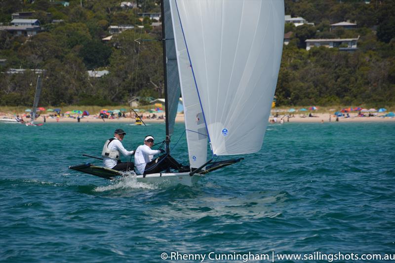 B14 World Championships on Port Phillip Bay photo copyright Rhenny Cunningham / www.sailingshots.com.au taken at McCrae Yacht Club and featuring the B14 class