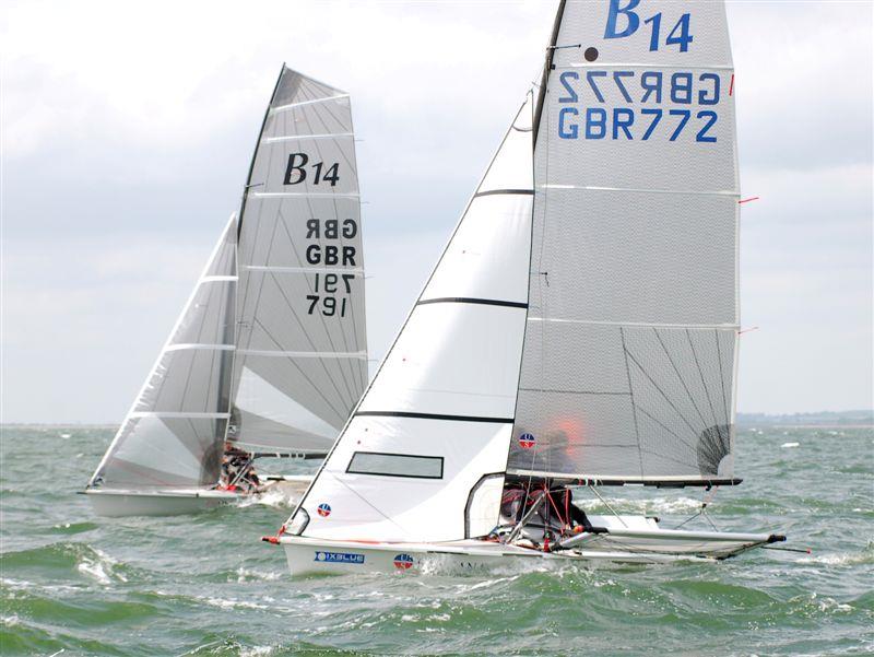 B14 and 505 Open at Whitstable photo copyright Nick Champion / www.championmarinephotography.co.uk taken at Whitstable Yacht Club and featuring the B14 class