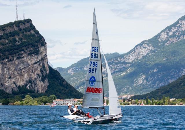 B14 Worlds at Lake Garda day 3 photo copyright Tim Olin / www.olinphoto.co.uk taken at Circolo Vela Torbole and featuring the B14 class