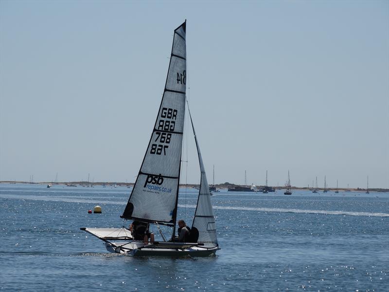 Gul B14 TT at Starcross photo copyright James Wells taken at Starcross Yacht Club and featuring the B14 class