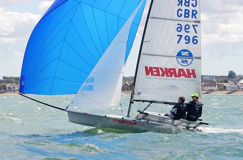 Gul B14 Nationals at Whitstable photo copyright Nick Champion / www.championmarinephotography.co.uk taken at Whitstable Yacht Club and featuring the B14 class