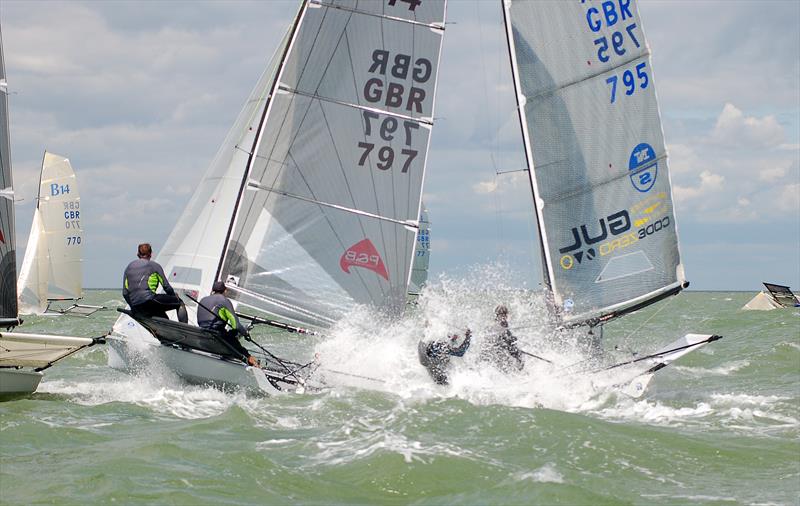 Gul B14 Nationals at Whitstable photo copyright Nick Champion / www.championmarinephotography.co.uk taken at Whitstable Yacht Club and featuring the B14 class