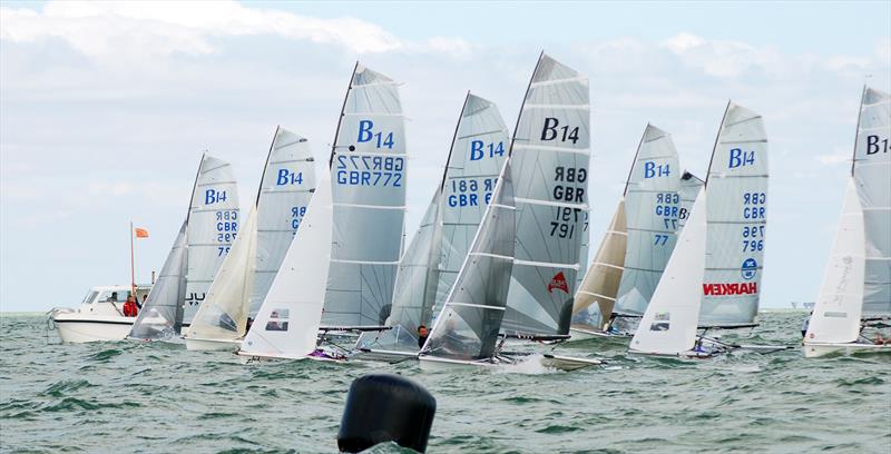 Gul B14 Nationals at Whitstable photo copyright Nick Champion / www.championmarinephotography.co.uk taken at Whitstable Yacht Club and featuring the B14 class