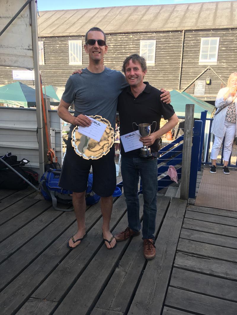 Nick Craig & Toby Lewis win the Gul B14 Nationals at Whitstable photo copyright Laura Jean Carney taken at Whitstable Yacht Club and featuring the B14 class