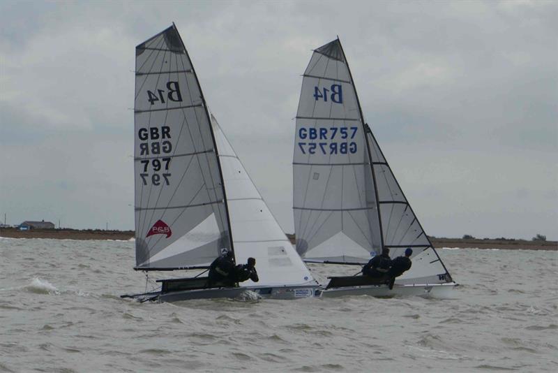 B14 TT at Brightlingsea photo copyright Nigel Edmunds taken at Brightlingsea Sailing Club and featuring the B14 class
