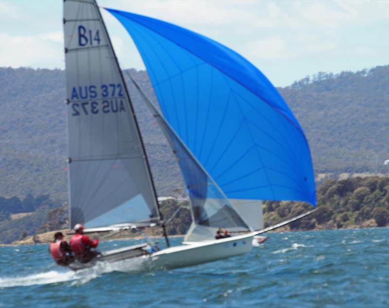 B14 Worlds at Bell Bay, Tasmania day 1 photo copyright Phil Good taken at Port Dalrymple Yacht Club and featuring the B14 class