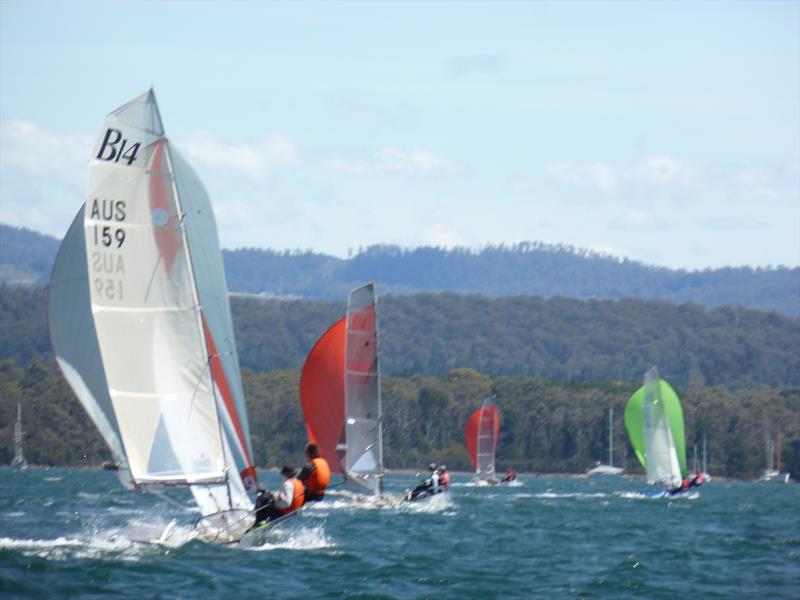 B14 Worlds at Bell Bay, Tasmania day 4 photo copyright Jack Wells taken at Port Dalrymple Yacht Club and featuring the B14 class