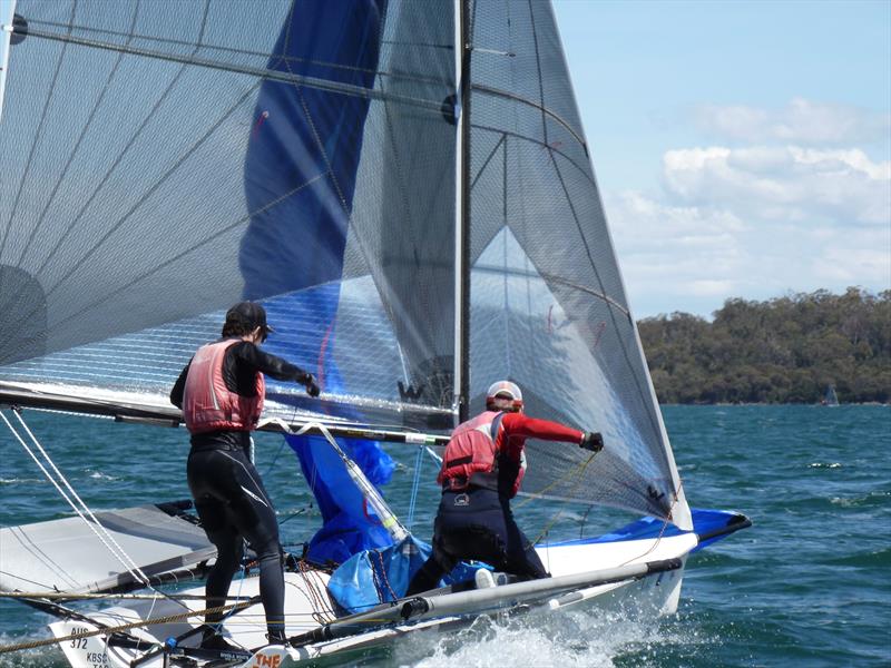 B14 Worlds at Bell Bay, Tasmania day 4 photo copyright Jack Wells taken at Port Dalrymple Yacht Club and featuring the B14 class