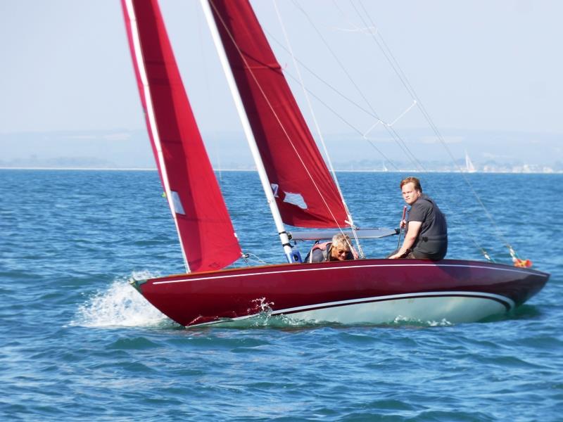 Bembridge Redwing racing on Saturday photo copyright Mike Samuelson taken at Bembridge Sailing Club and featuring the Bembridge Redwing class