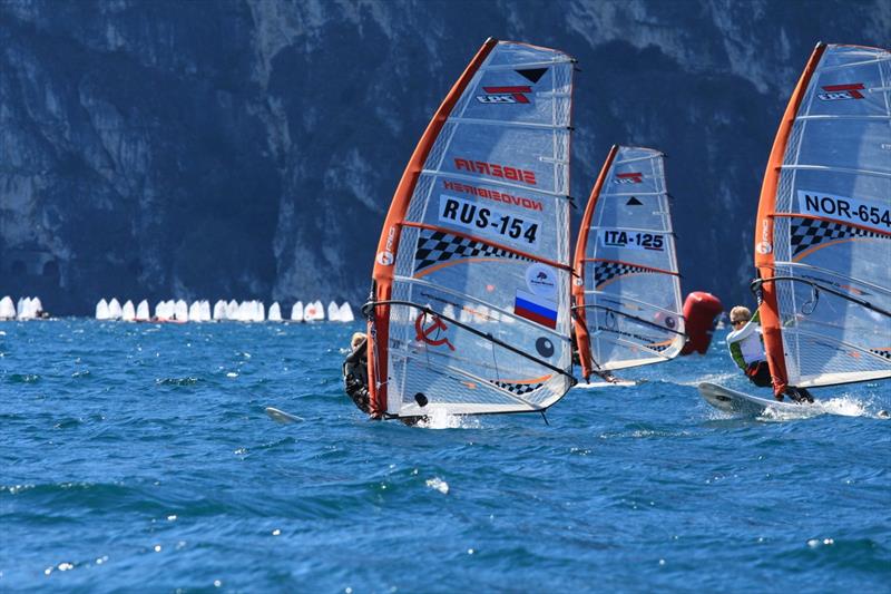 Techno 293 Lake Garda open at World Youth Sailing Week - photo © Elena Giolai