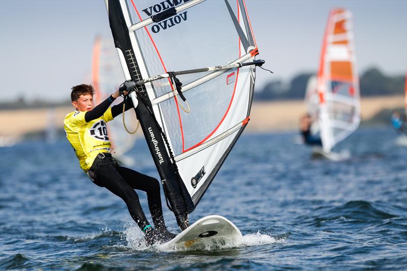 Oliver Lloyd during the RYA/UKWA National Windsurfing Championships at Grafham Water photo copyright Paul Wyeth / RYA taken at Grafham Water Sailing Club and featuring the Bic Techno class