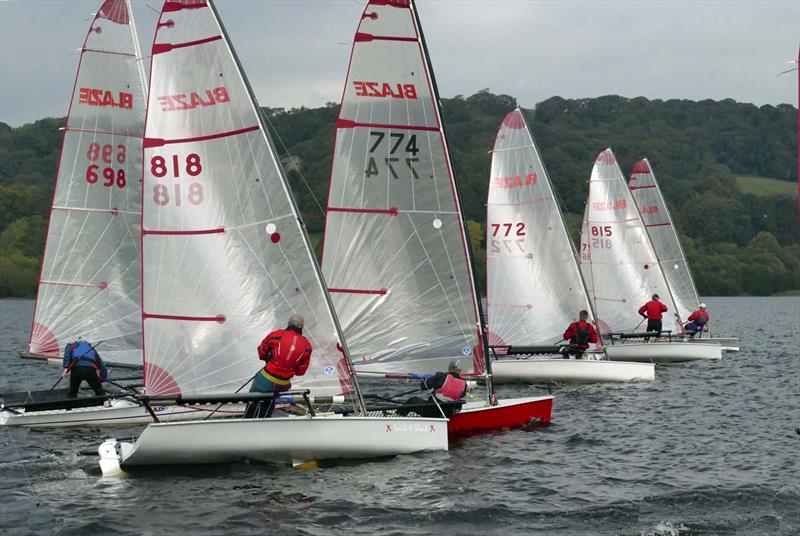 The Blaze Inlands are set for Bala photo copyright John Hunter taken at Bala Sailing Club and featuring the Blaze class