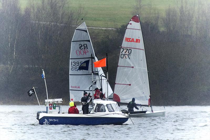 Leigh & Lowton Tipsy Icicle Series Week 3 photo copyright Gerard Van den Hoek taken at Leigh & Lowton Sailing Club and featuring the Blaze class