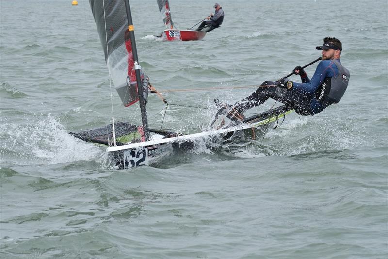 Will Gould, 1st Youth at the Sea Sure Blaze Nationals 2023 photo copyright Christopher Hughes Photography taken at Warsash Sailing Club and featuring the Blaze class