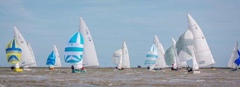 Zhik Pyefleet Week at Brightlingsea  photo copyright Dave White taken at Brightlingsea Sailing Club and featuring the Brightlingsea One Design class